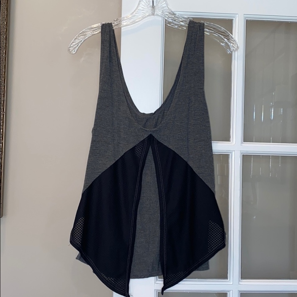 Body Language Tank Top- Split Back - Picture 2 of 2